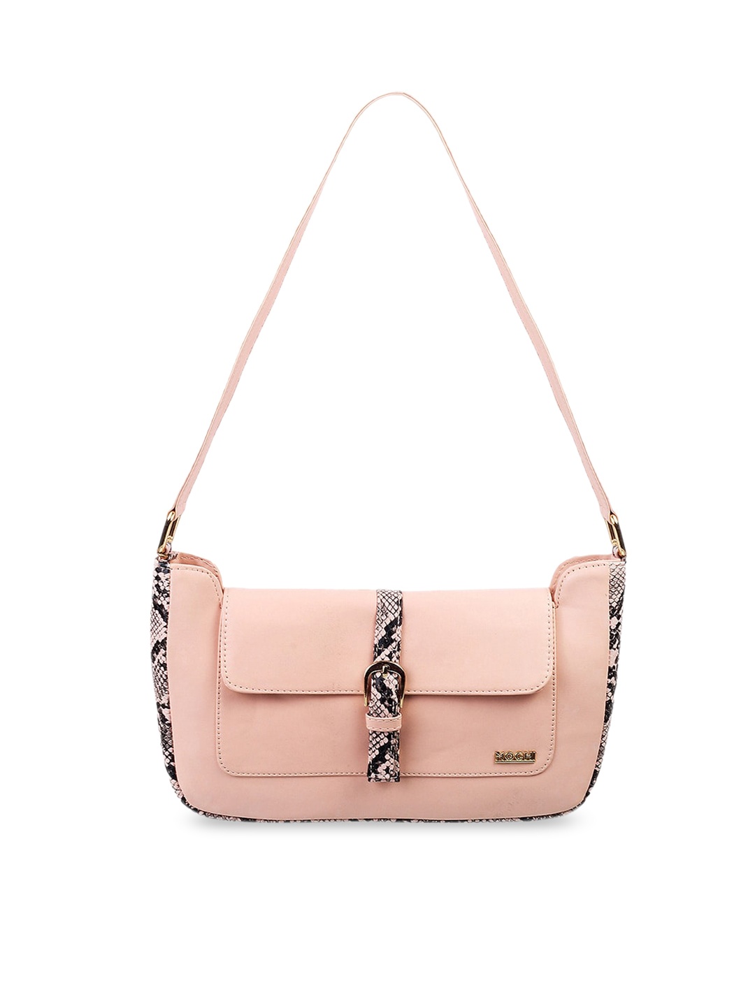 

Mochi Pink Structured Shoulder Bag