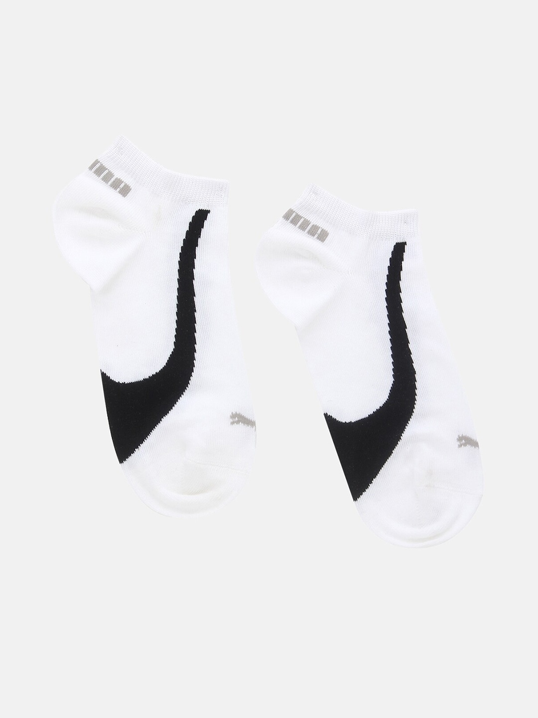 

Puma Unisex White, Grey & Black Pack of 3 Socks
