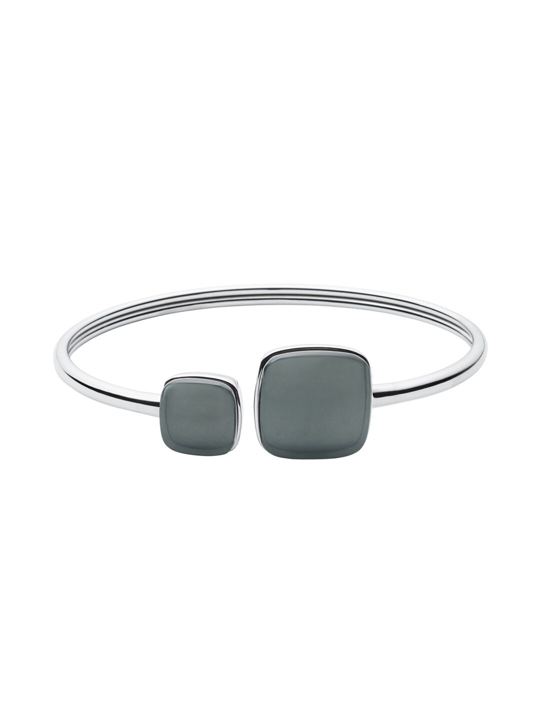 

SKAGEN Women Silver-Toned & Grey Kada Bracelet