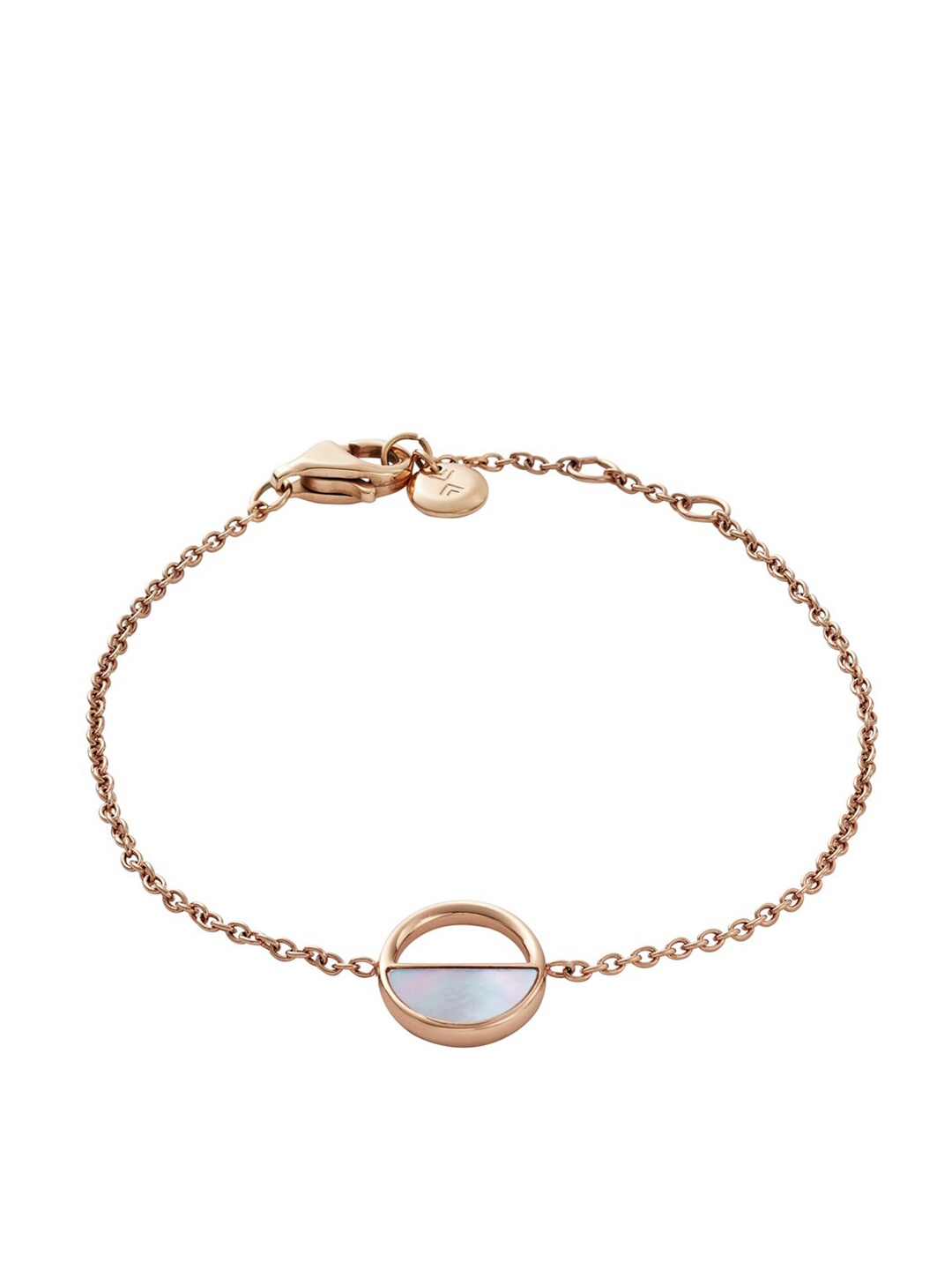 

SKAGEN Women Rose Gold & Blue Mother of Pearl Charm Bracelet