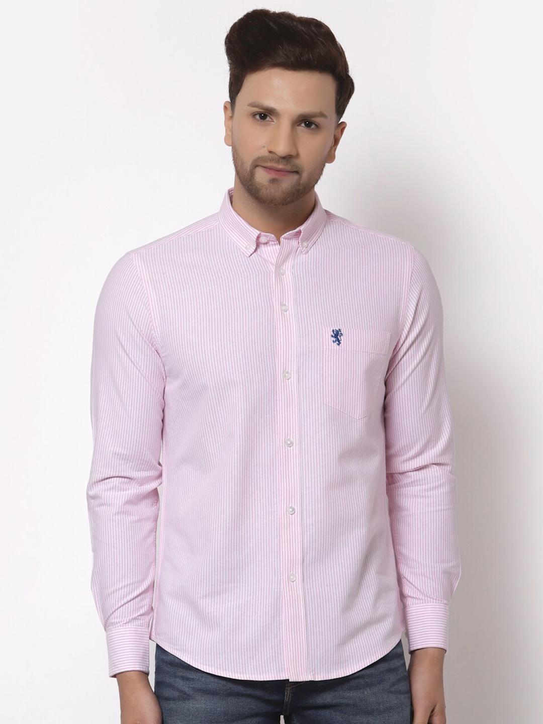 

Red Tape Men Pink Regular Fit Cotton Casual Shirt