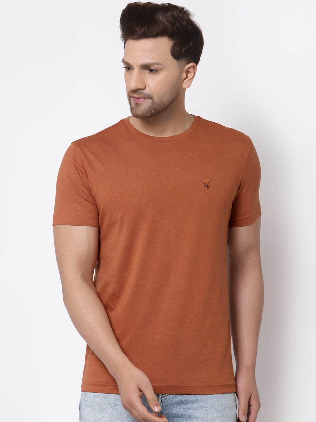 

Red Tape Men Tan-Coloured T-shirt