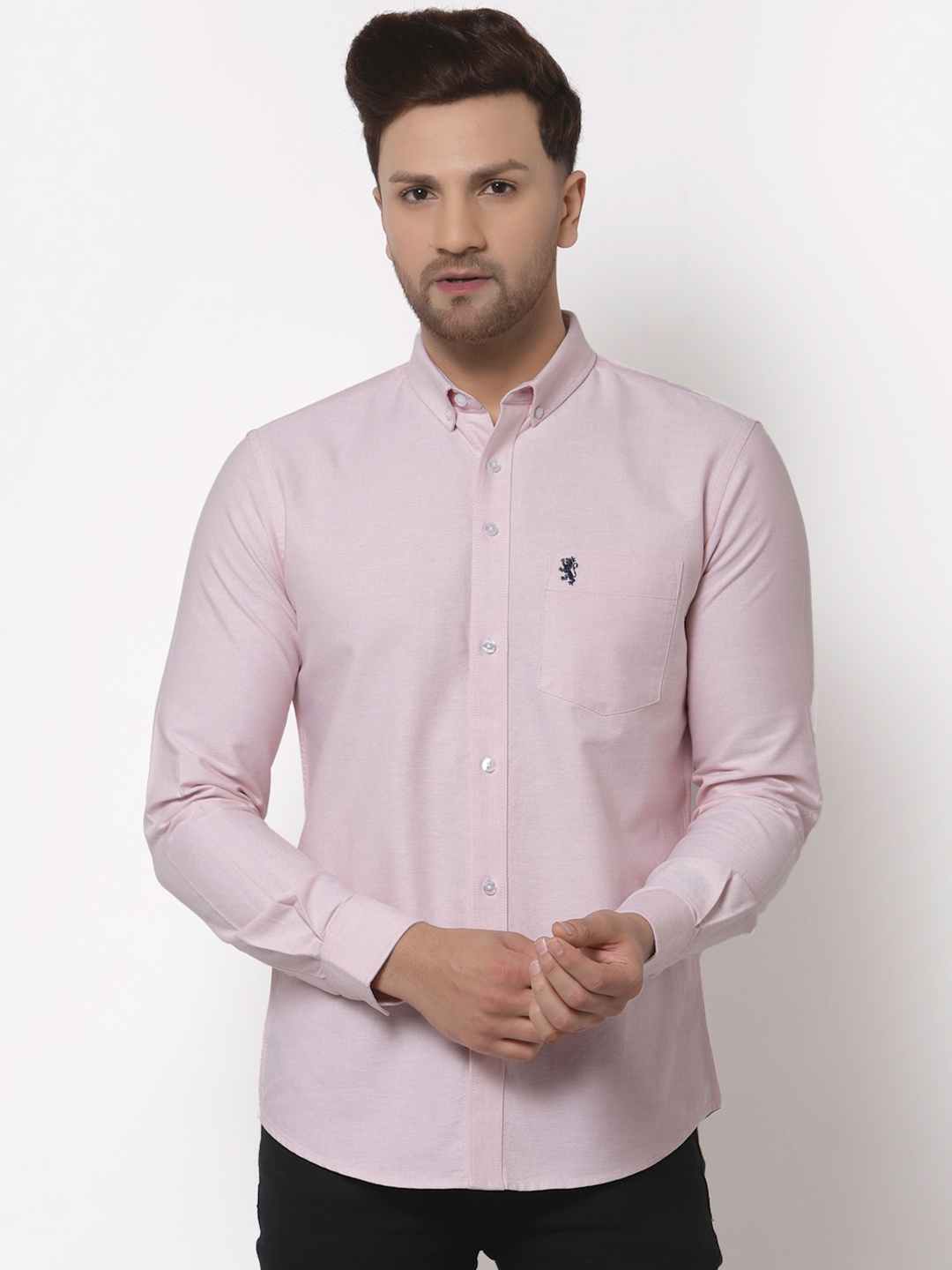 

Red Tape Men Pink Regular Fit Pure Cotton Casual Shirt