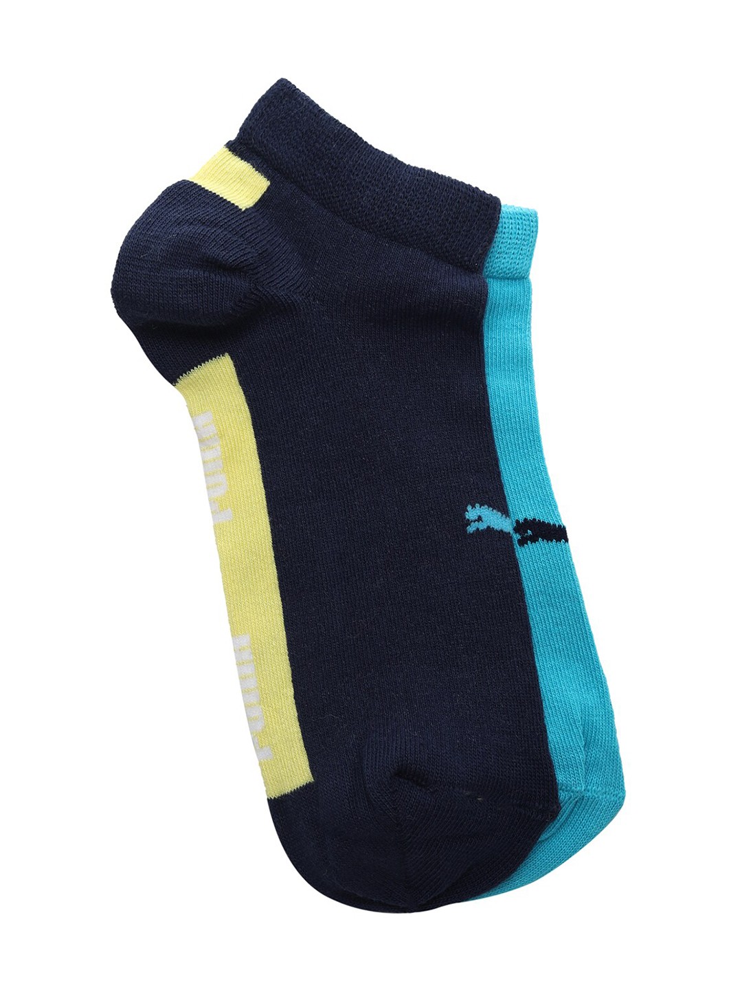 

Puma Adults Blue Solid Pack of 2 Ankle Length Socks