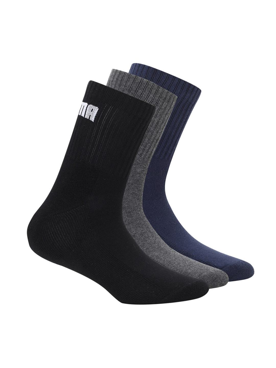 

Puma Pack of 3 Unisex Above Ankle Socks, Black