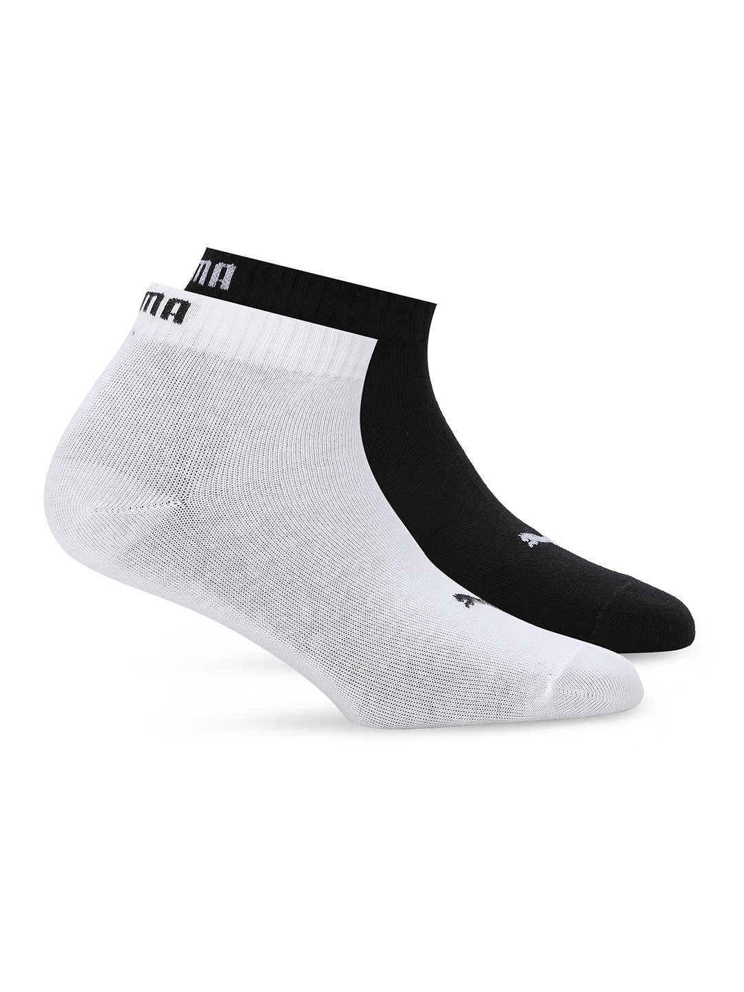 

Puma Unisex Navy Blue & Grey Pack of 2 Ankle Length Socks