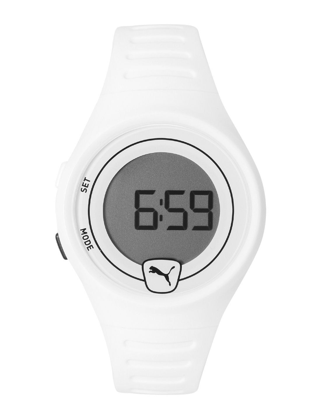 

Puma Men Black Dial & White Straps Digital Watch P5027