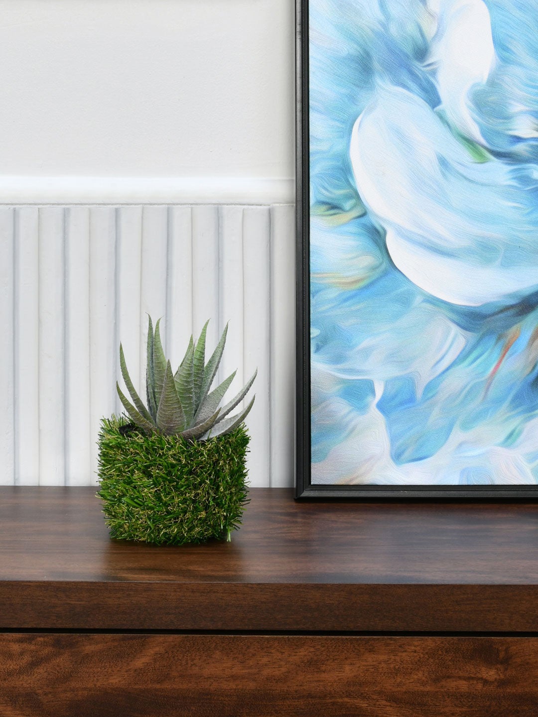 

Athome by Nilkamal Green Aloevera Potted Plant