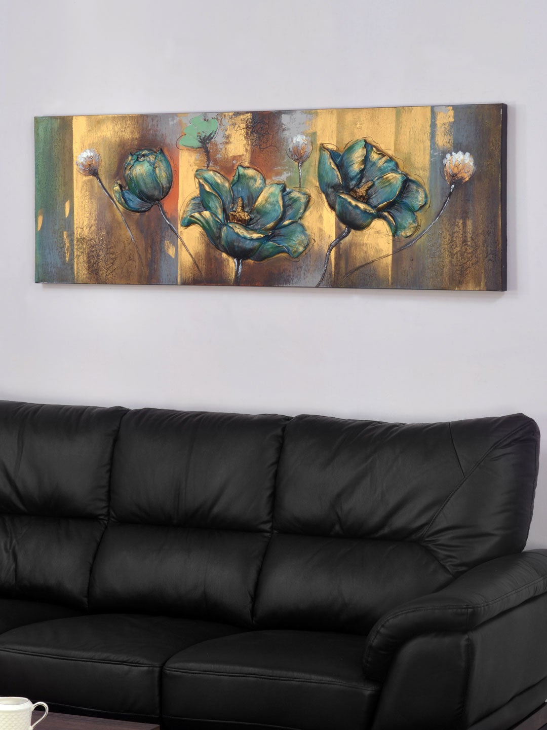 

Athome by Nilkamal Green Floral Wall Art