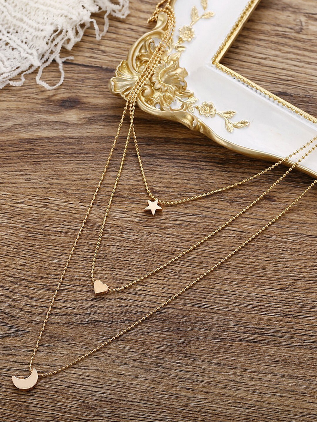 

POPLINS Gold-Plated Layered Chain