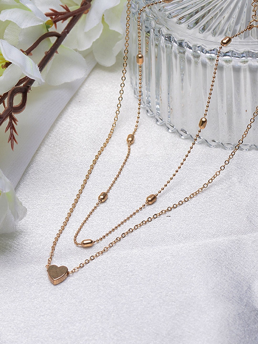 

POPLINS Gold-Plated Layered Chain