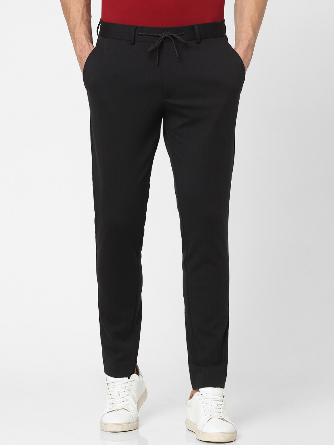 

SELECTED Men Black Slim Fit Trousers