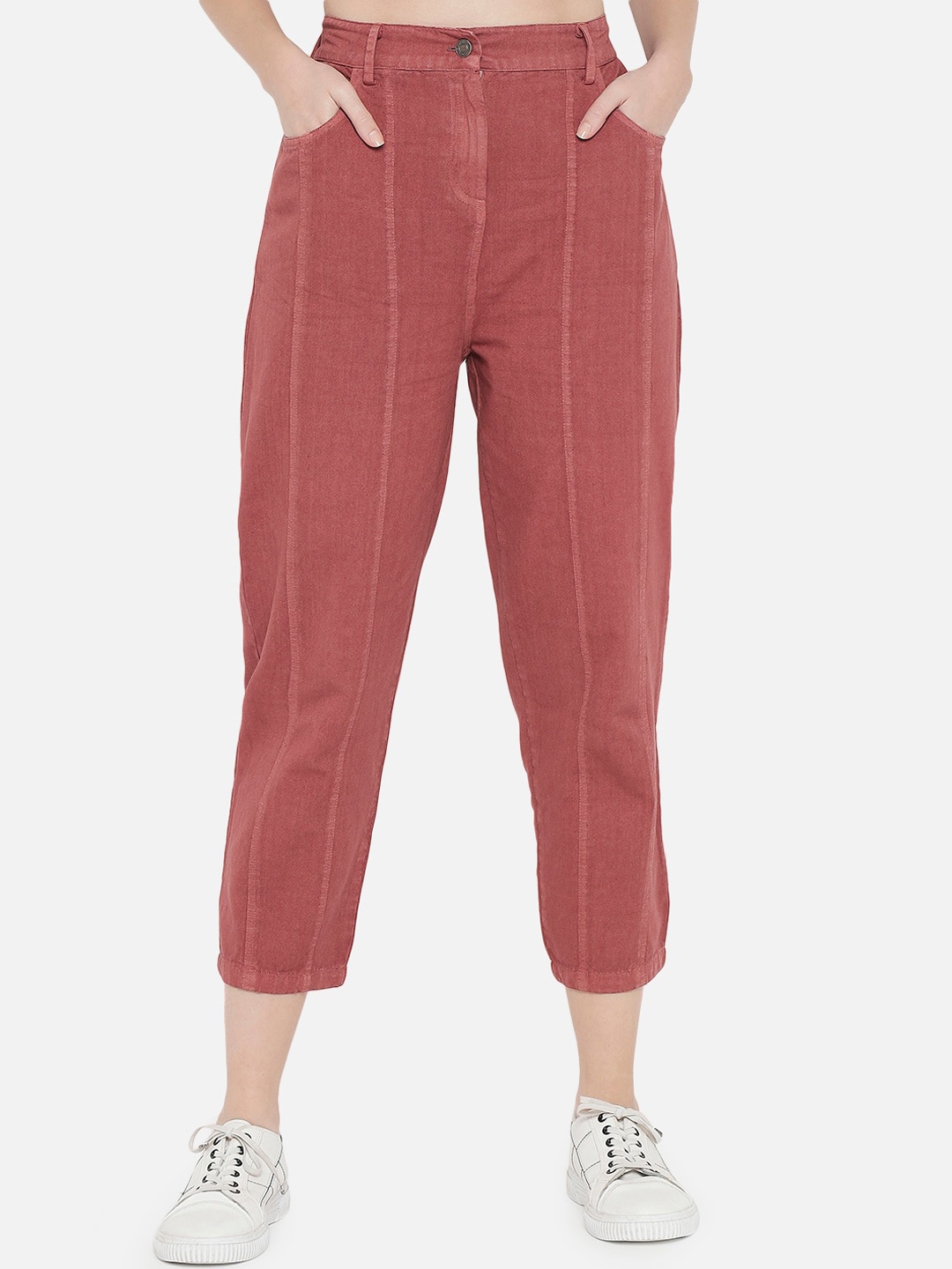 

Orchid Blues Women Brown High-Rise Jeans