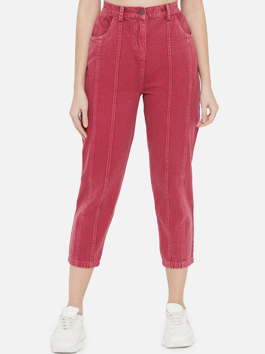 

Orchid Blues Women Pink High-Rise Jeans