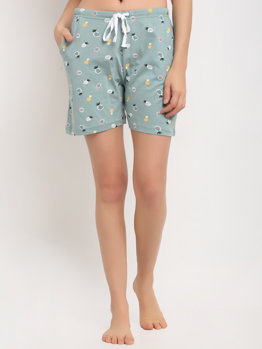 

Kanvin Women Green Printed
