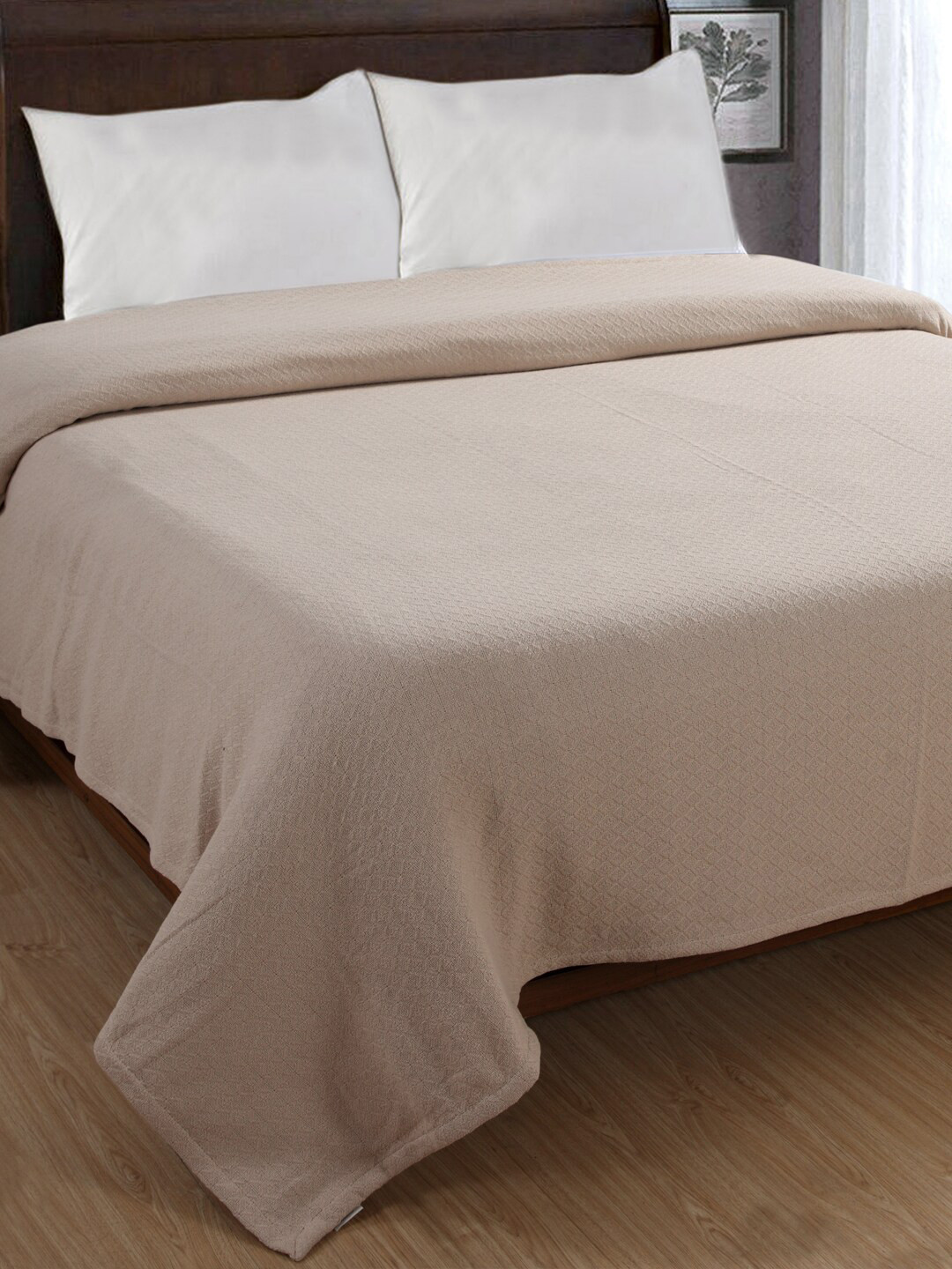 

AVI Living Beige AC Room 350 GSM Double Bed Blanket