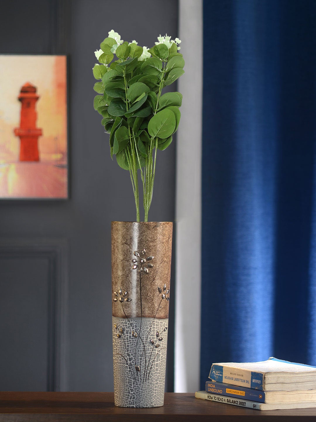 

Athome by Nilkamal Artificial Fillers Stick Fauna Green Flower