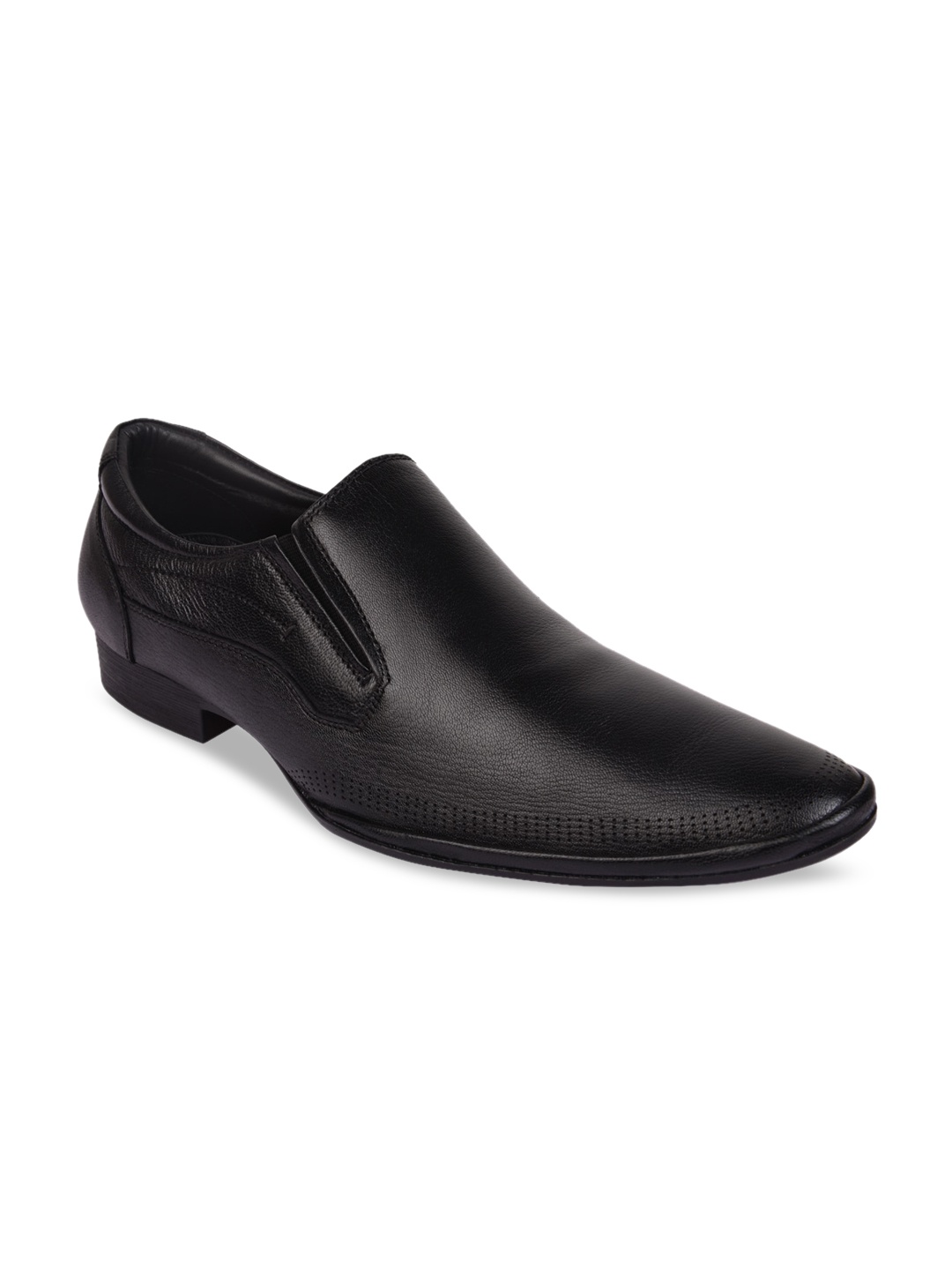 

Regal Men Black Leather Formal Slip-Ons