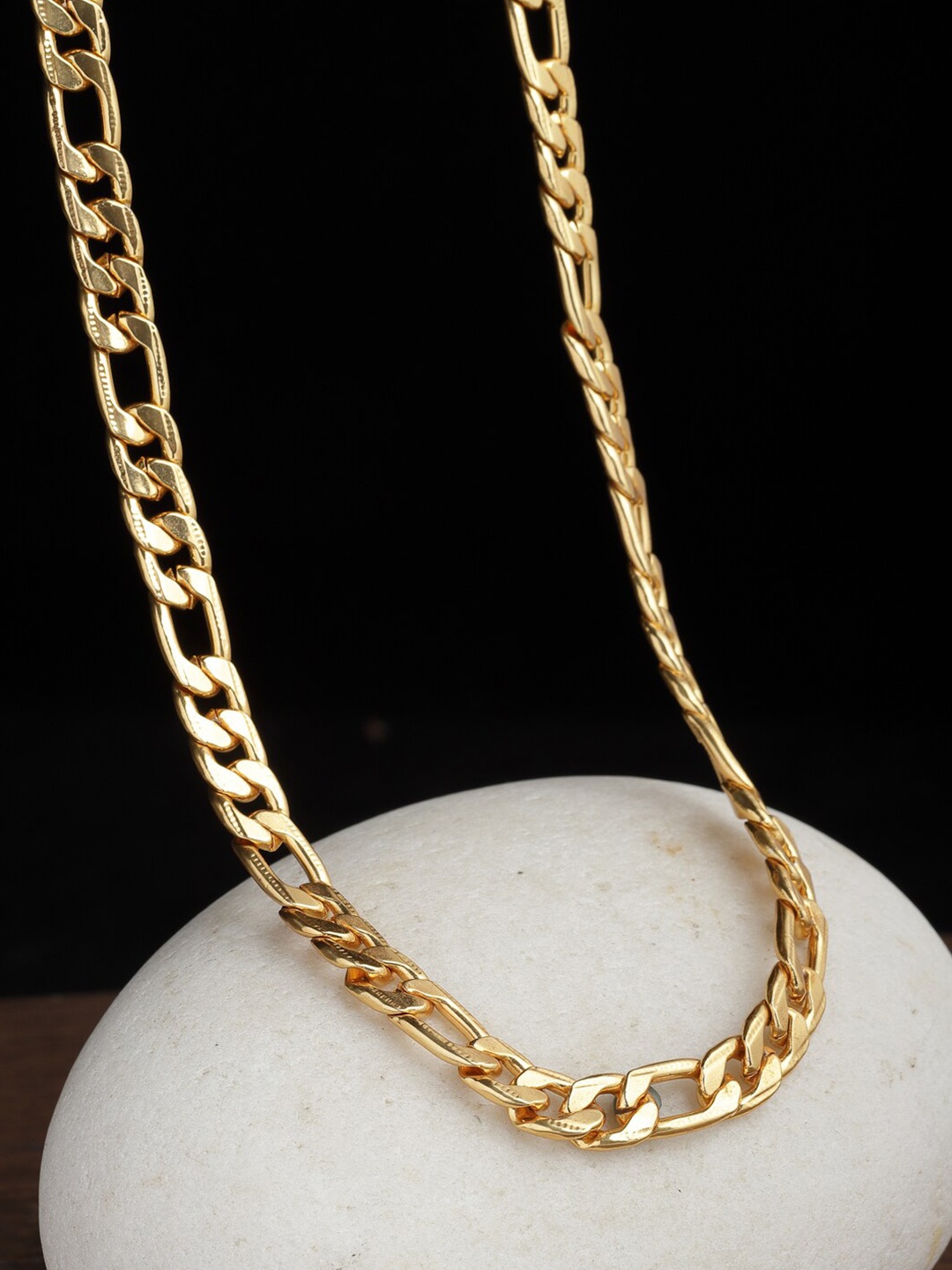 

PANASH Men Gold-Toned Gold-Plated Handcrafted Bold Statement Chain
