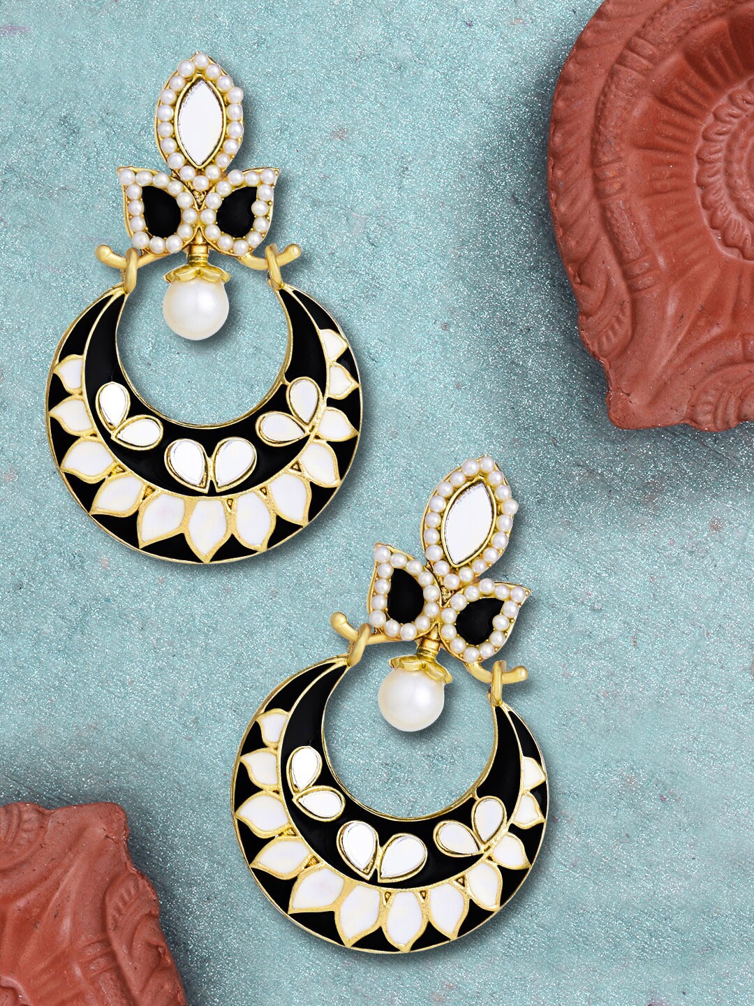

LIVE EVIL Black Contemporary Drop Earrings
