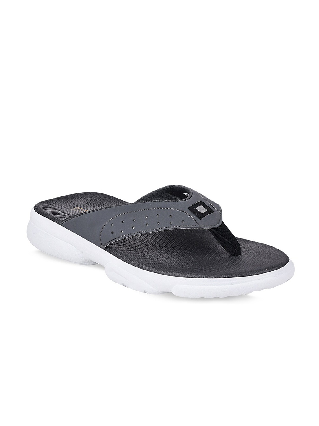 

Campus Men Grey Slip-On Flip Flops