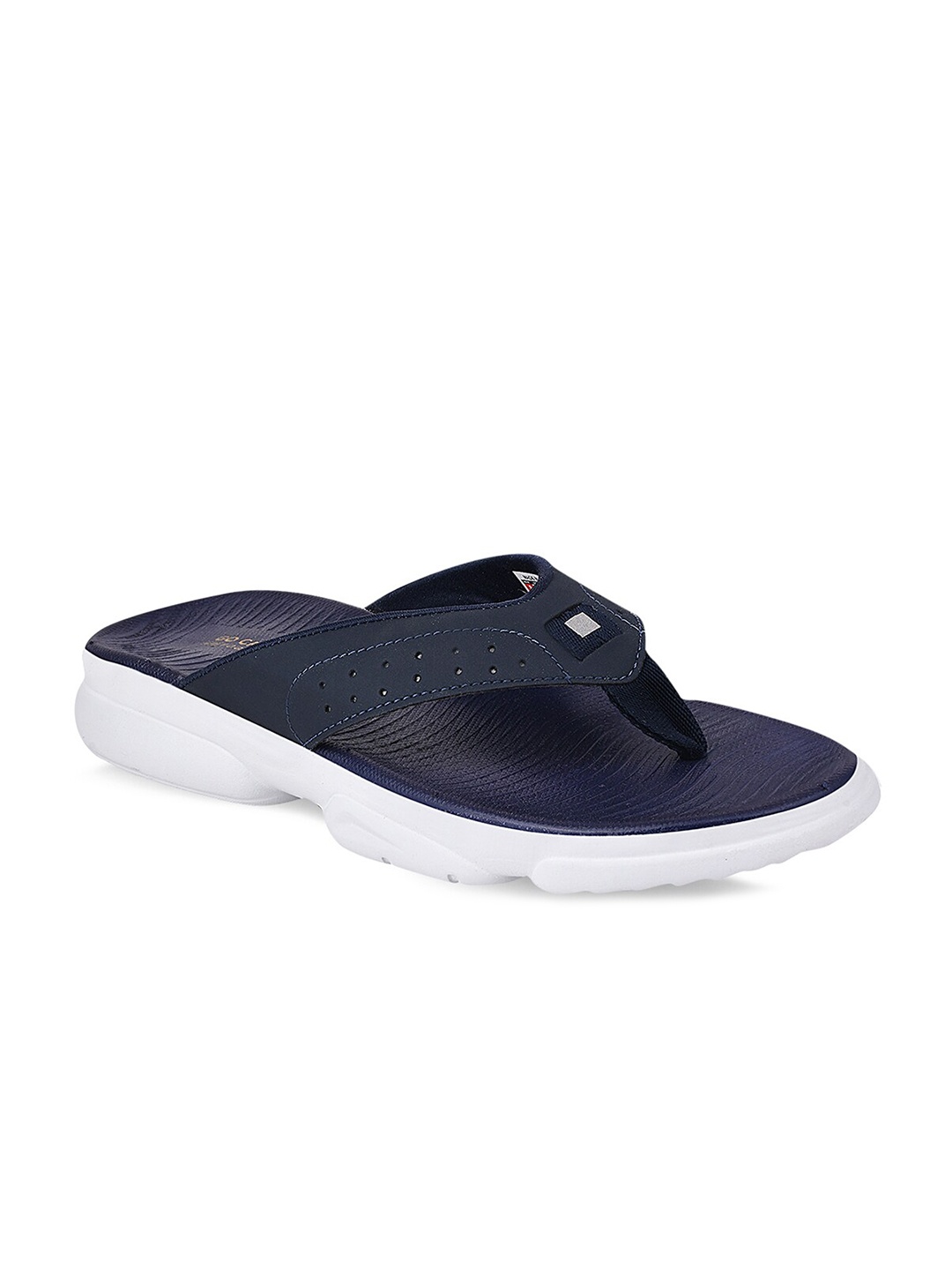 

Campus Men Navy Blue & White Slip-On