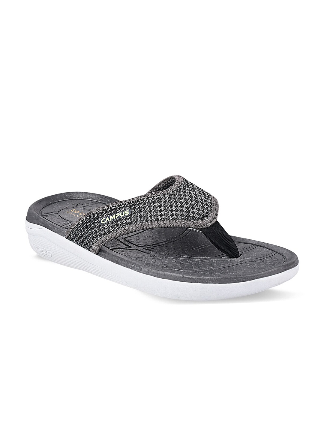 

Campus Men Grey Thong Flip-Flops