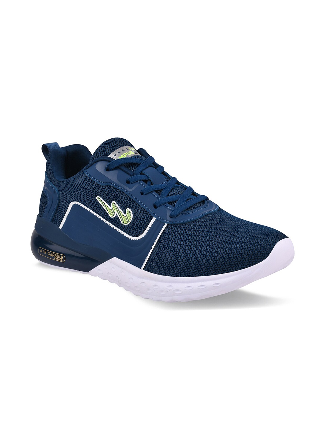 

Campus Men Blue Mesh Air Capsule Running Shoes