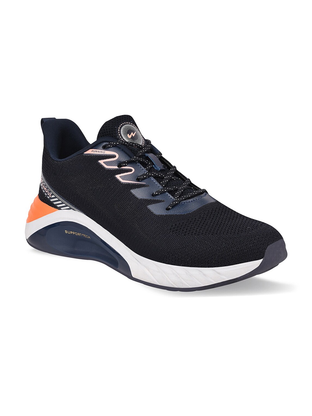 

Campus Men Blue Mesh Marking Lace-up Running Shoes