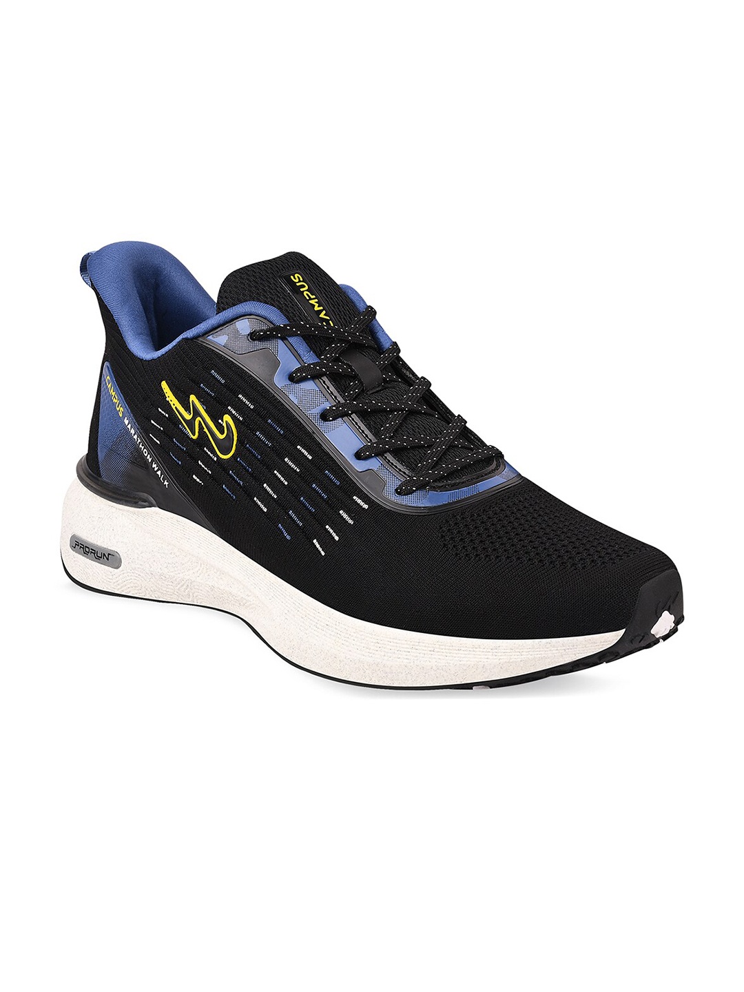 

Campus Men Black & Blue Marathon Walk Mesh Running Shoes