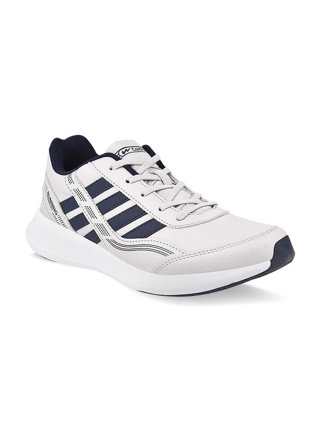 

Campus Men Grey & Blue Running Shoes