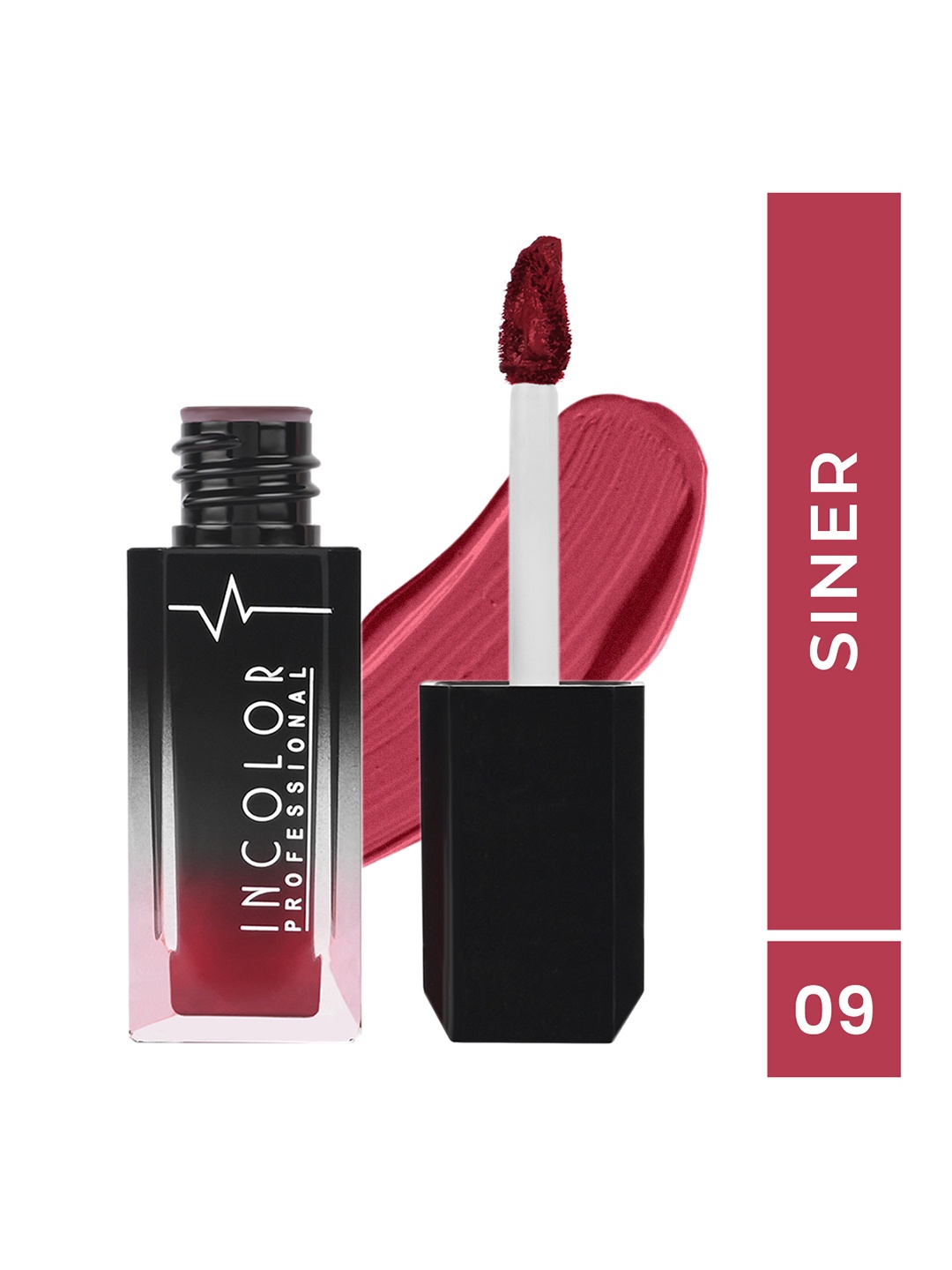 

INCOLOR Professional Matte Mini Lip Gloss Siner 09, Pink