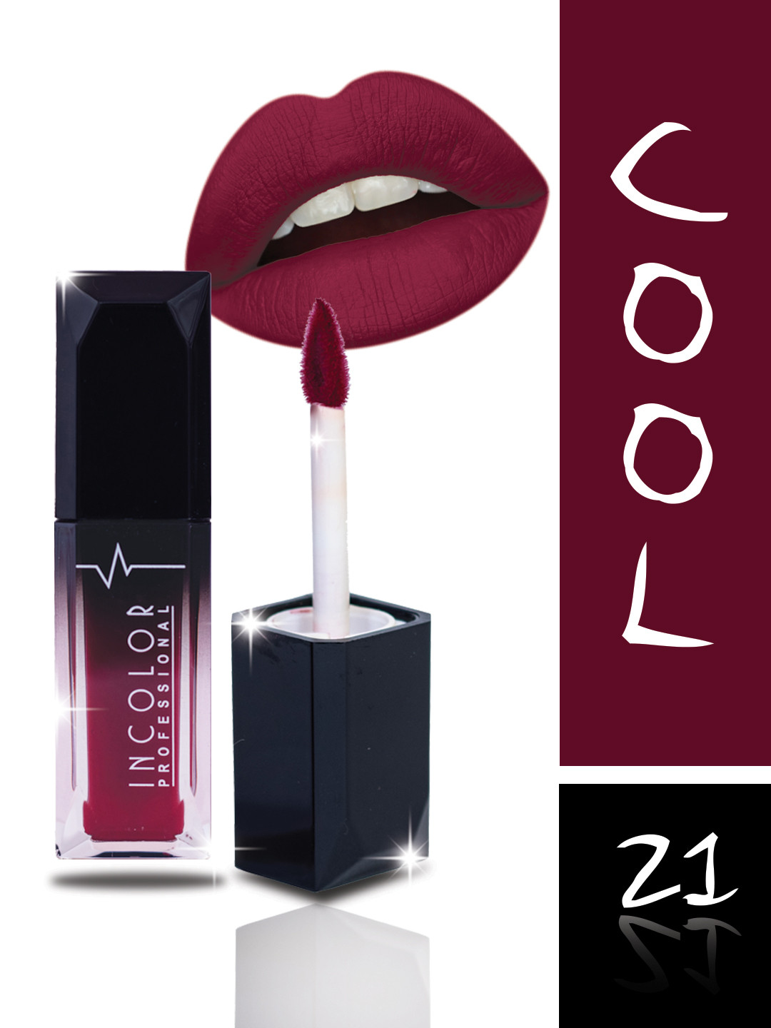 

Incolor Professional Cool 21 Matte Mini Lip Gloss 8 ml, Purple