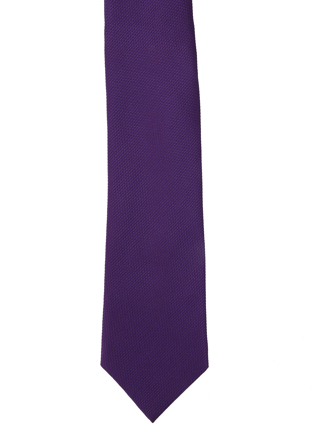 

Calvadoss Men Purple Woven Broad Tie