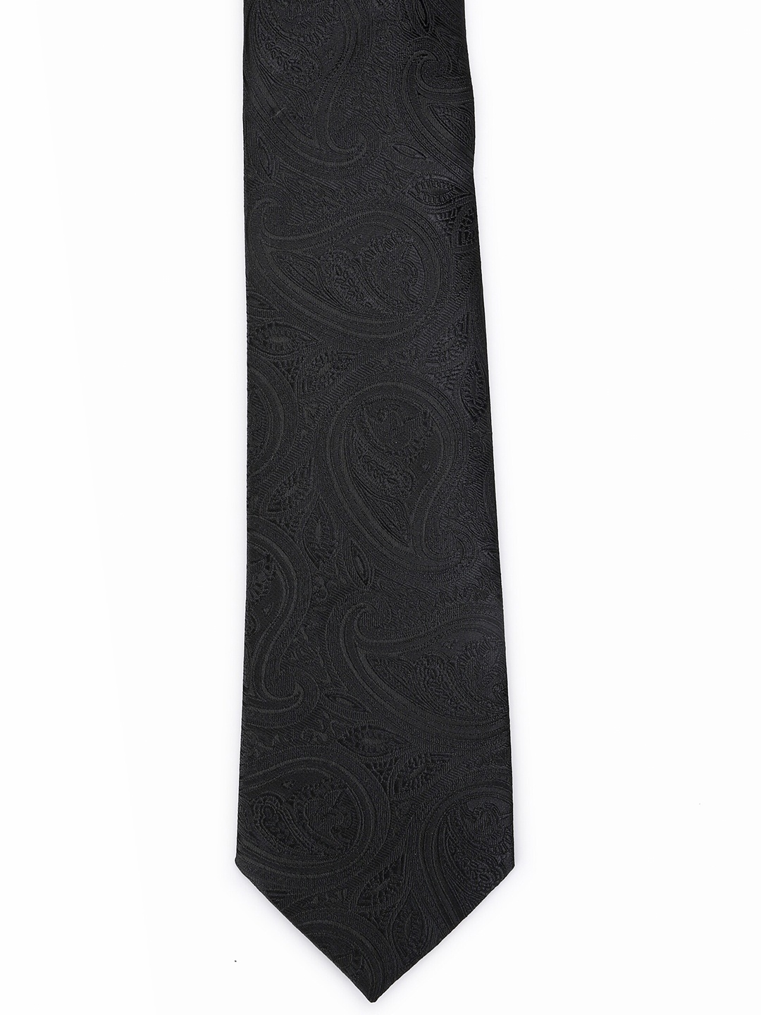 

Calvadoss Men Black Broad Tie