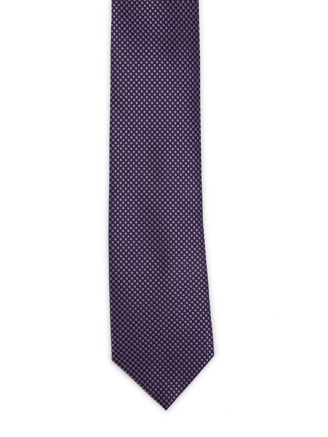 

Calvadoss Men Purple Woven Design Broad Tie