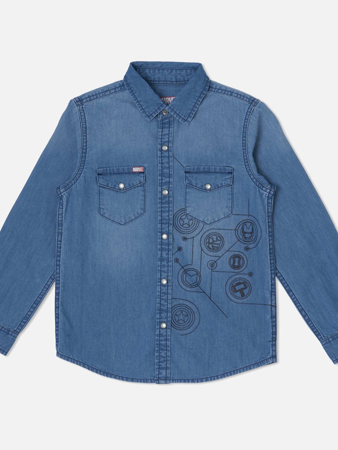 

Pepe Jeans Boys Blue Classic Casual Shirt