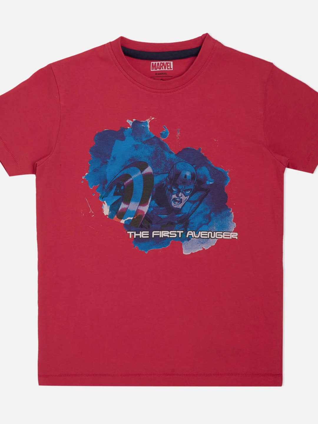 

Pepe Jeans Boys Red Captain America Printed T-shirt