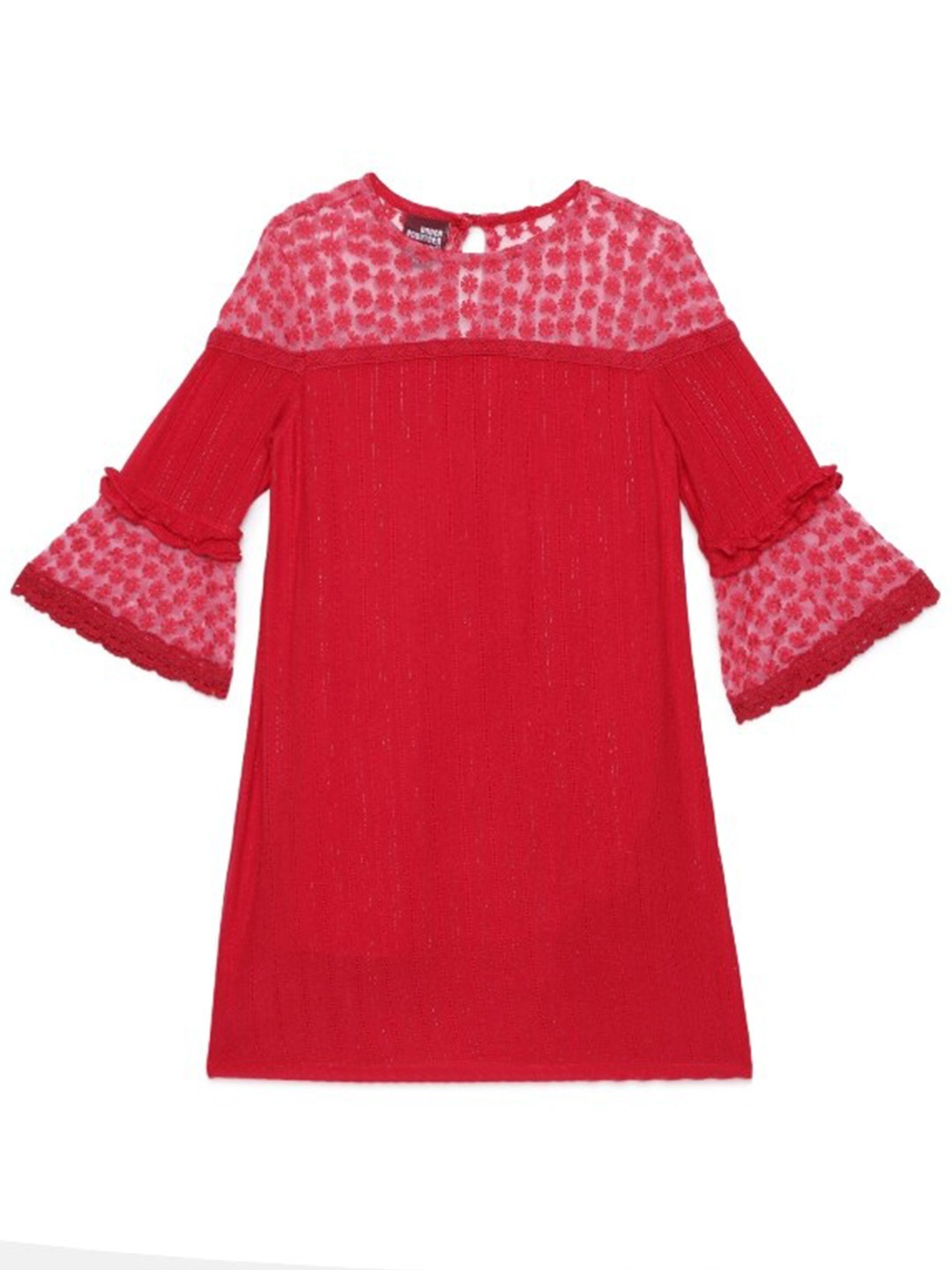 

UNDER FOURTEEN ONLY Pink Cotton A-Line Dress