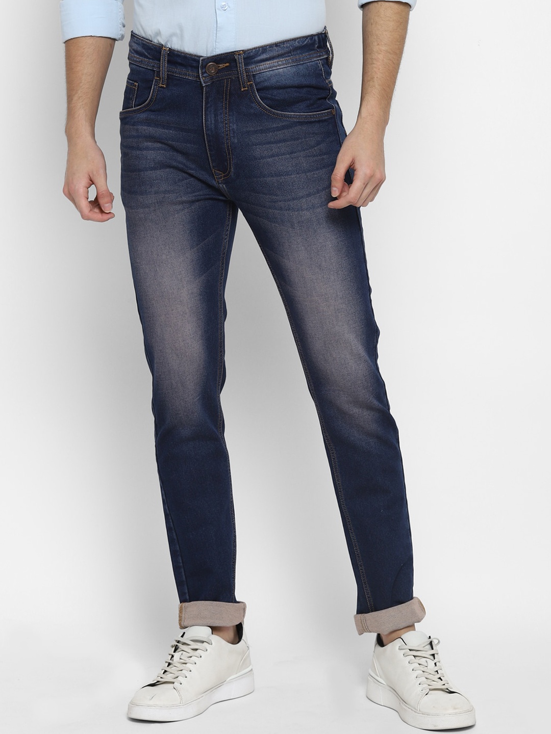 

Red Chief Men Blue Slim Fit Heavy Fade Jeans