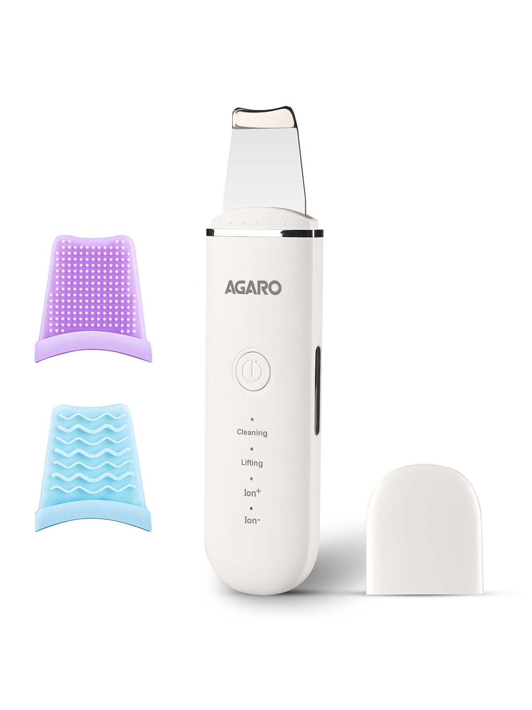 

Agaro Ultrasonic Facial Wet Skin Scrubber For Cleansing Pores & Blackheads - White