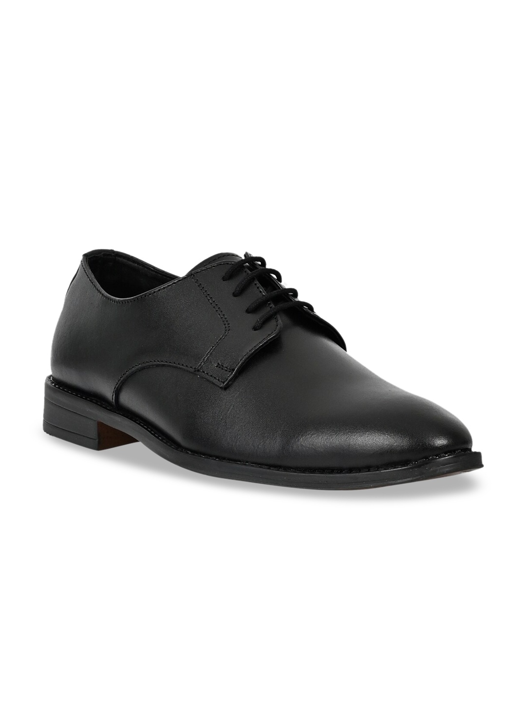 

LA BOTTE Men Black Solid Leather Formal Derbys