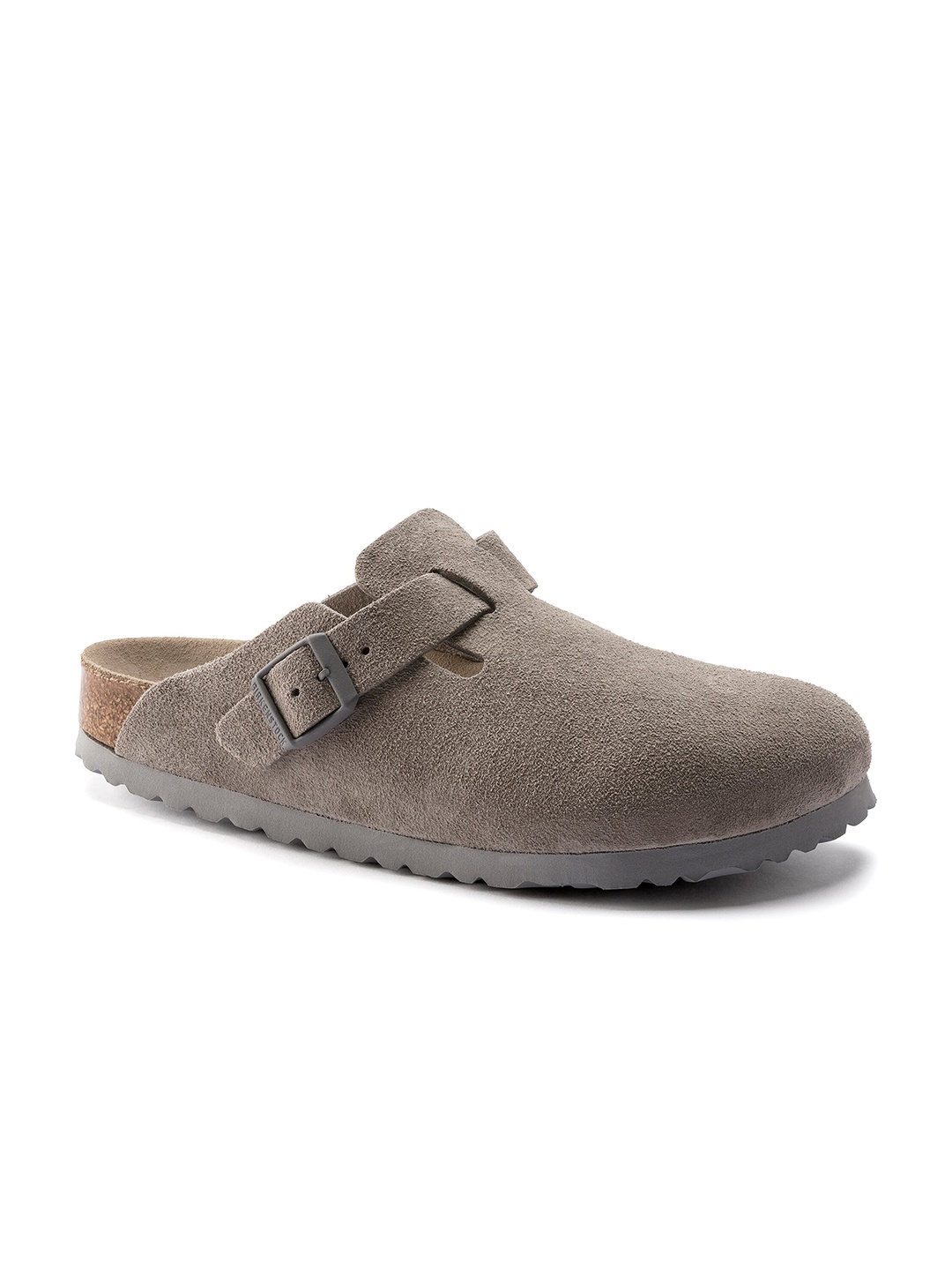 

Birkenstock Unisex Grey Regular Width Boston Soft Casual Clogs