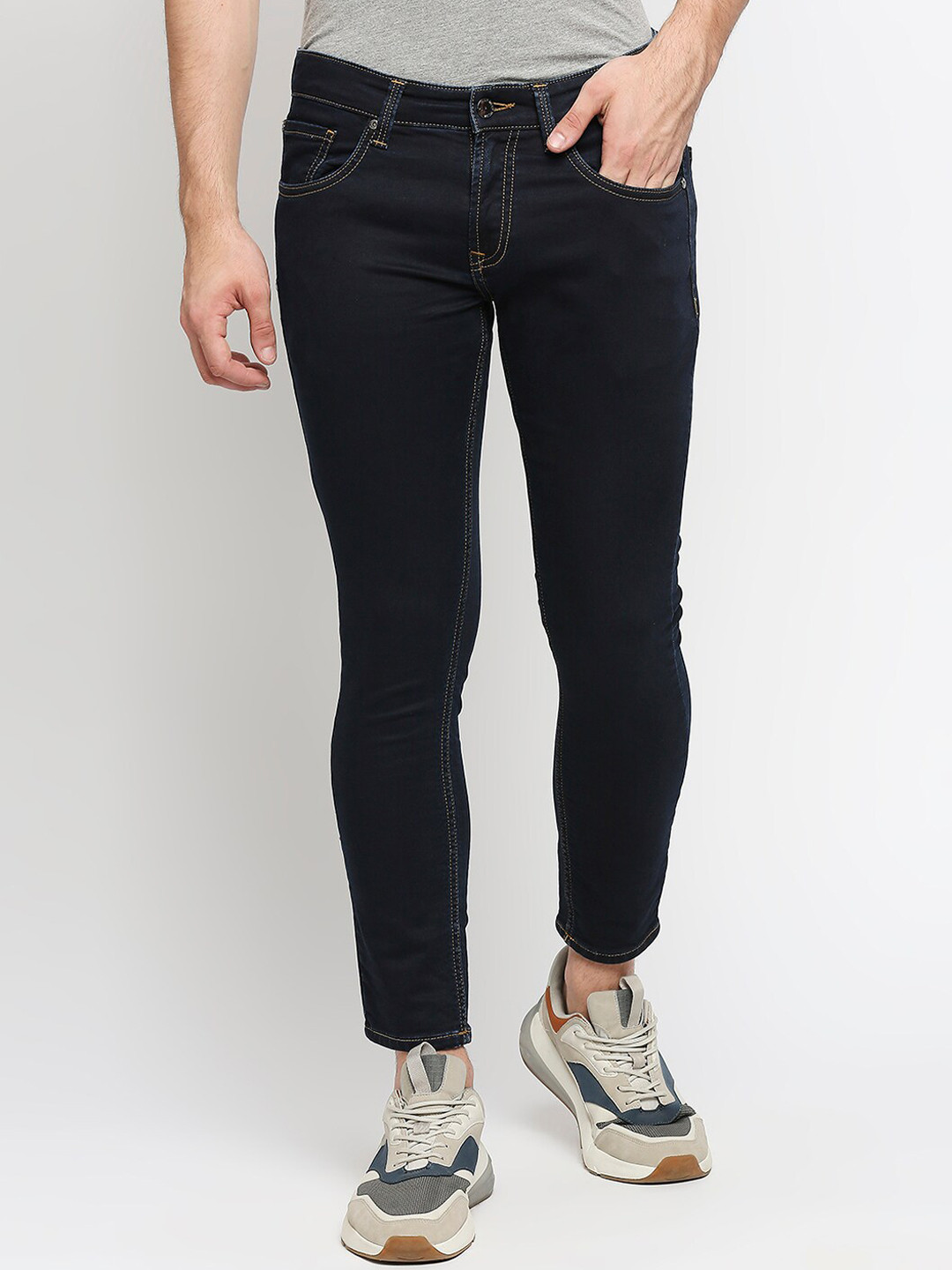 

SPYKAR Men Blue Slim Fit Low-Rise Stretchable Jeans