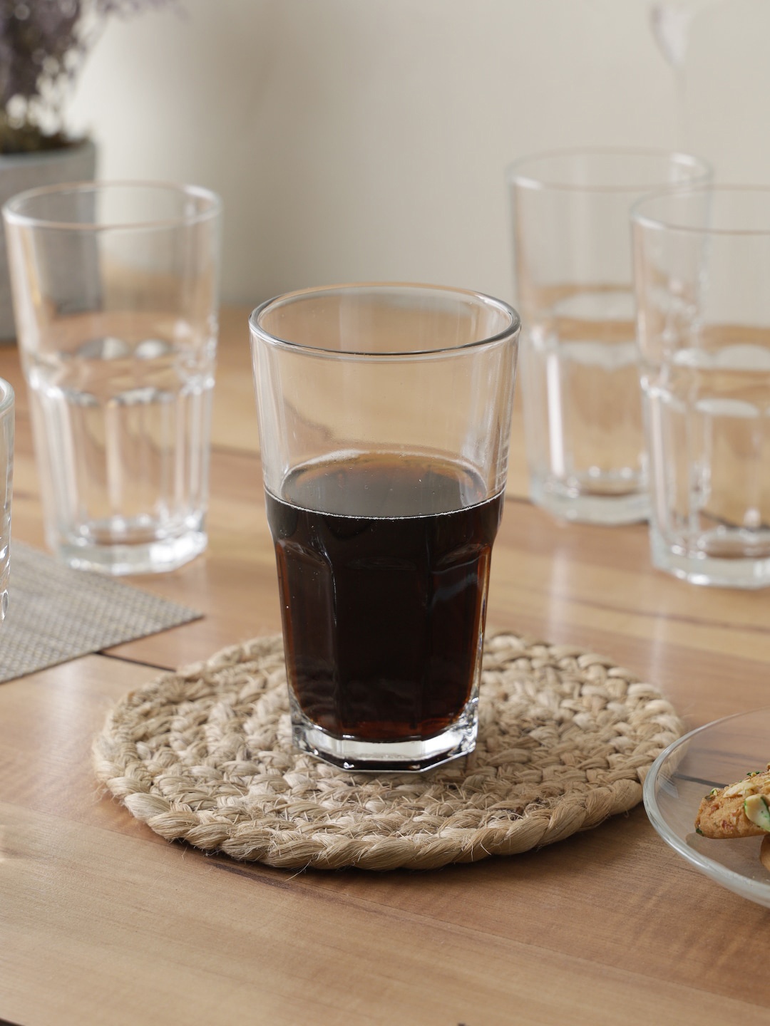 

Storehaus Set of 6 Drinking Glass, Transparent