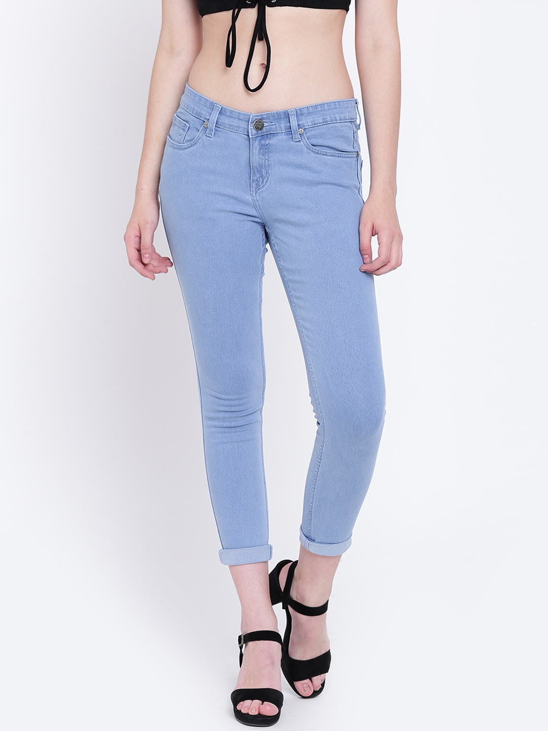 

High Star Women Blue Slim Fit Clean Look Jeans