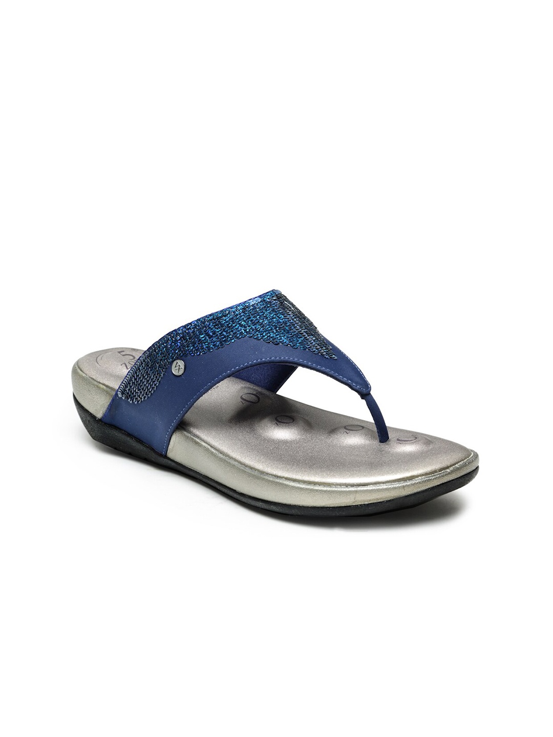 

VON WELLX GERMANY Women Blue Embellished Slip-On