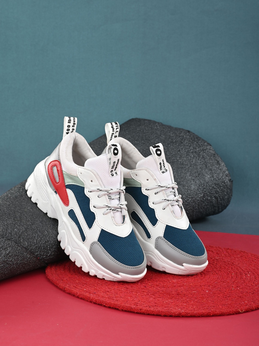 

DEAS Women Blue Colourblocked Sneakers
