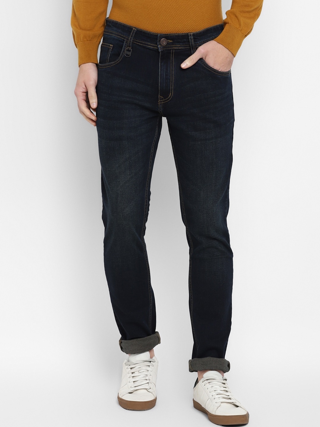 

Red Chief Men Navy Blue Stretchable Regular Fit Jeans