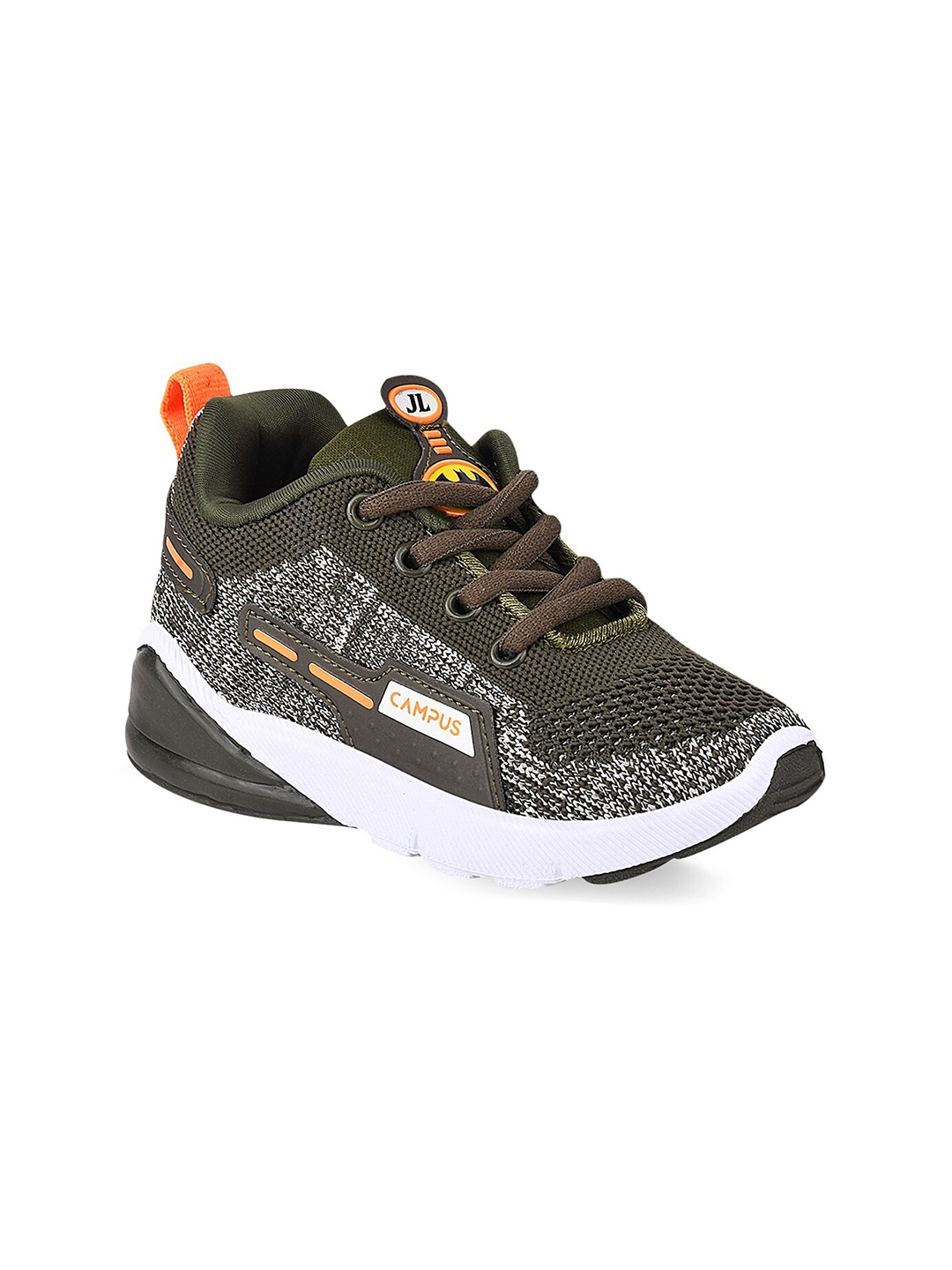 

Campus Kids Olive Green Batman Printed Mesh Running Shoes